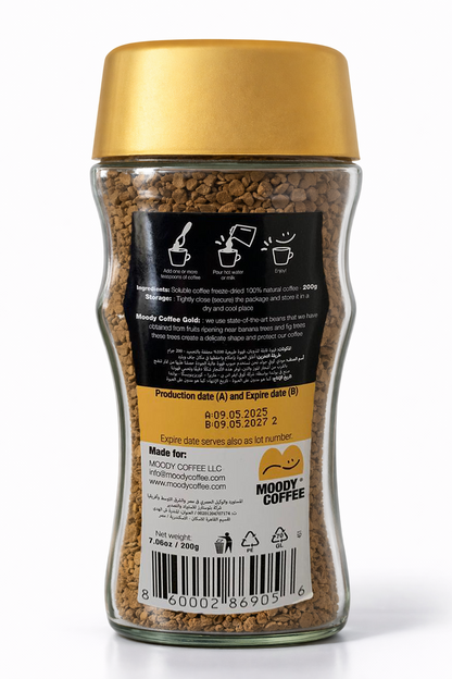 MOODY Instant Coffee Gold 200g