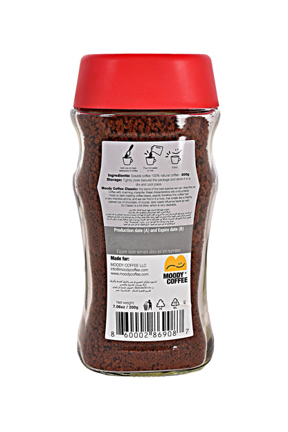 Moody Instant Coffee Classic 200g