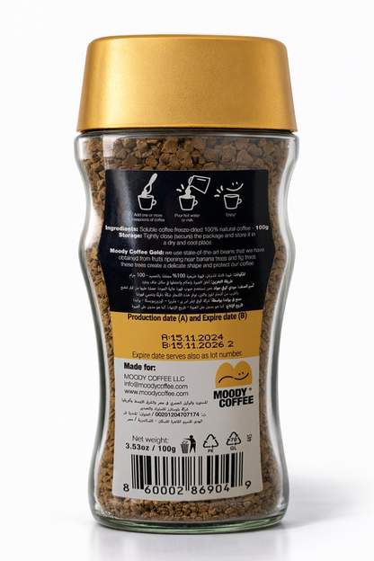 MOODY Instant Coffee Gold 100g